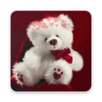 teddy bear live wallpapers android application logo